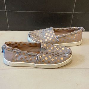 Kids Slip On Polka-dot Toms